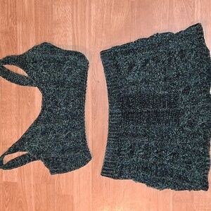 Fashion Nova Plush Crochet Lounge Set